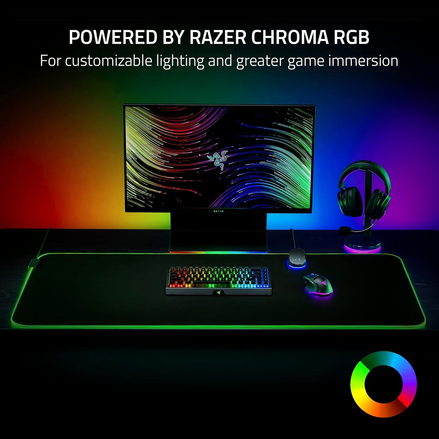 Razer RZ02-02500700-R3U1 Goliathus Chroma 3XL Gaming Mouse Pad RGB