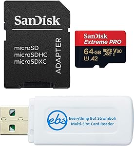 SanDisk SDSQXCY-064G 64GB Extreme Pro MicroSD Card