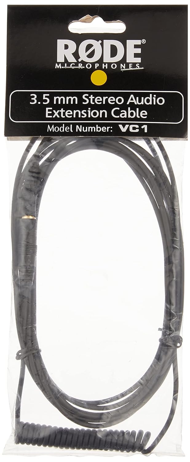 Rode VC1 3.5mm Stereo Microphone Extension Cable — main product image