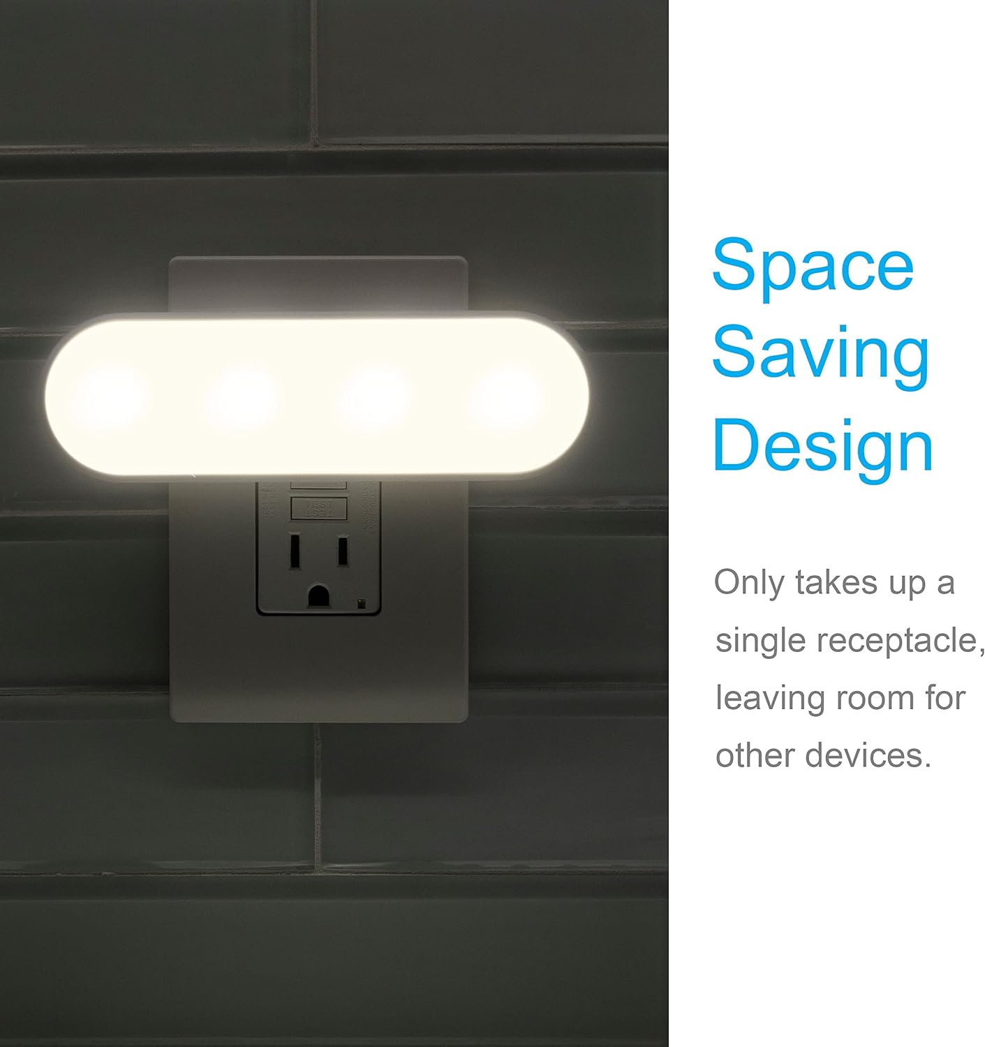 GE Ultrabrite LED Light Bar Night Light Plug-In