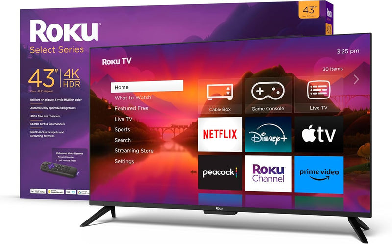 Roku 43R4A5R 43-Inch Select Series 4K Smart Google TV — main product image