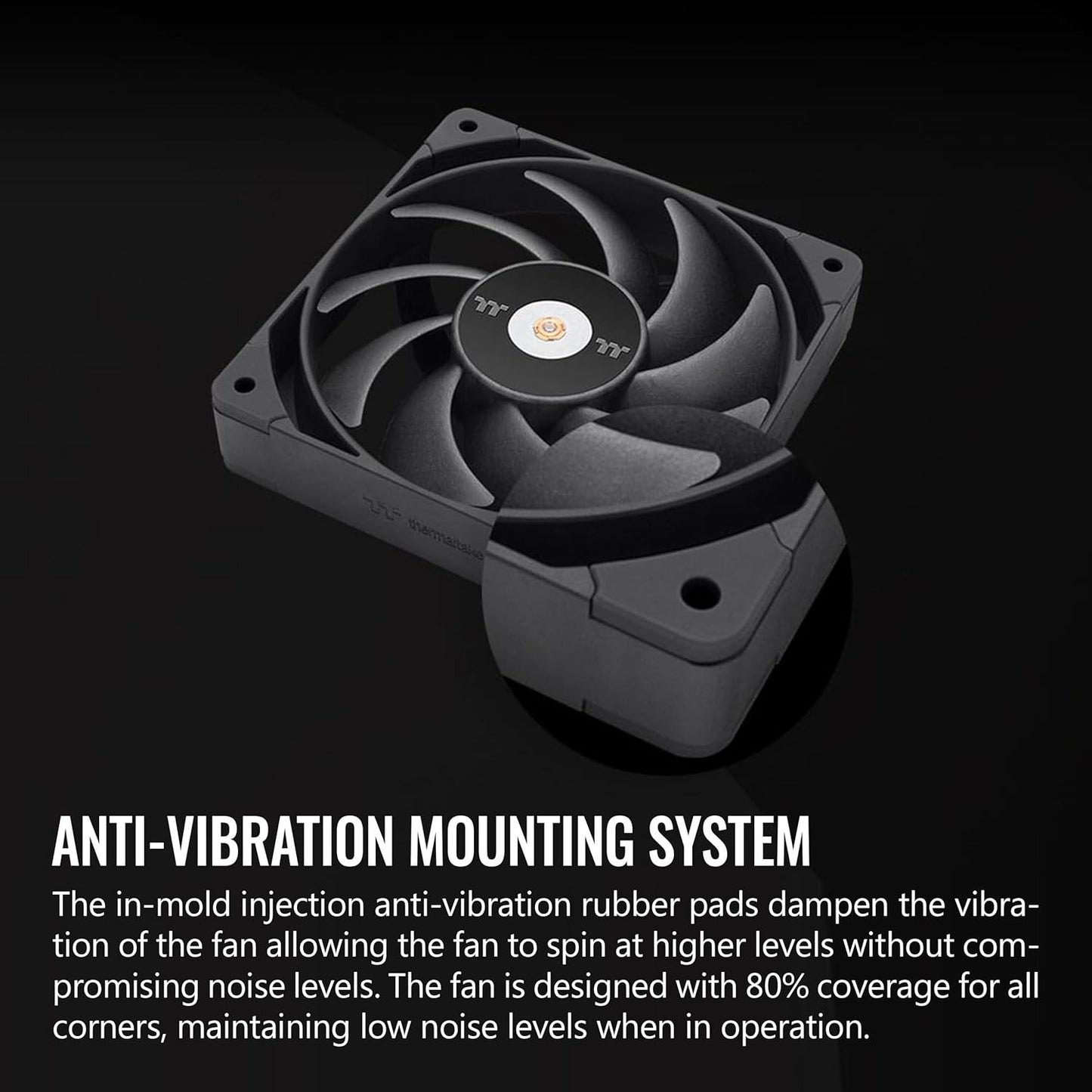 Thermaltake CL-F160-PL14BL-A TOUGHFAN 14 Pro - 140mm PWM Cooling Fan (2 Pack)