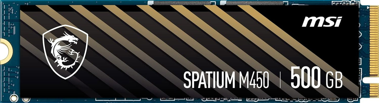 MSI S78-440K090-P83 SPATIUM M450 500GB PCIe NVMe SSD