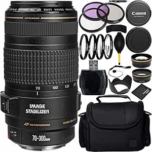 Canon 0345B002 EF 70-300mm USM Lens Bundle
