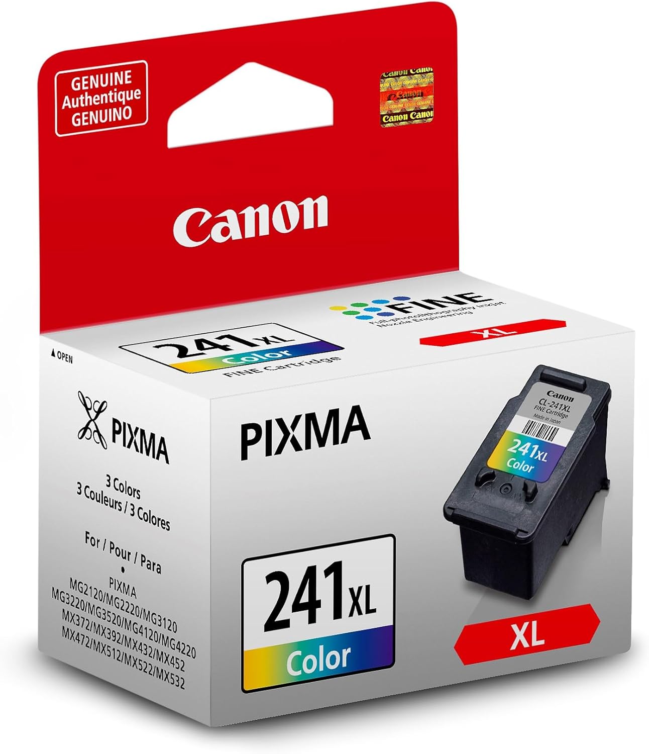Canon 5208B001 CL-241 XL Color Ink Cartridge (Genuine)