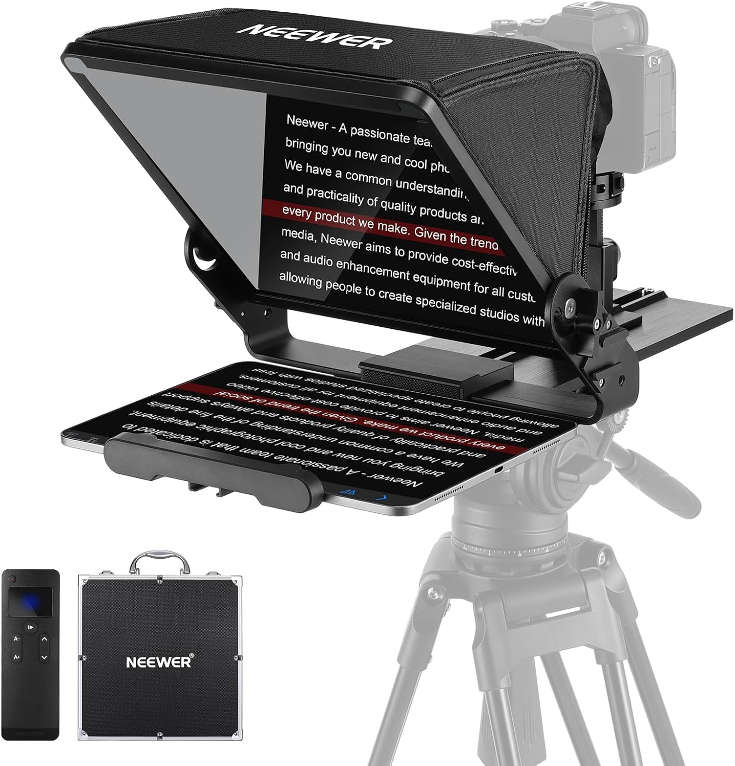 Neewer X12II Teleprompter with Remote & App Control