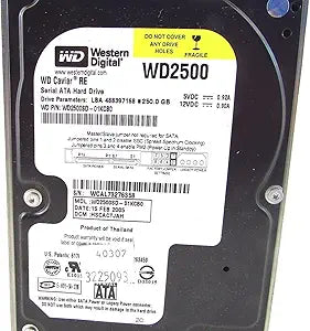 Western Digital WD2500SD-01KCB0 250GB SATA Hard Drive — main product image