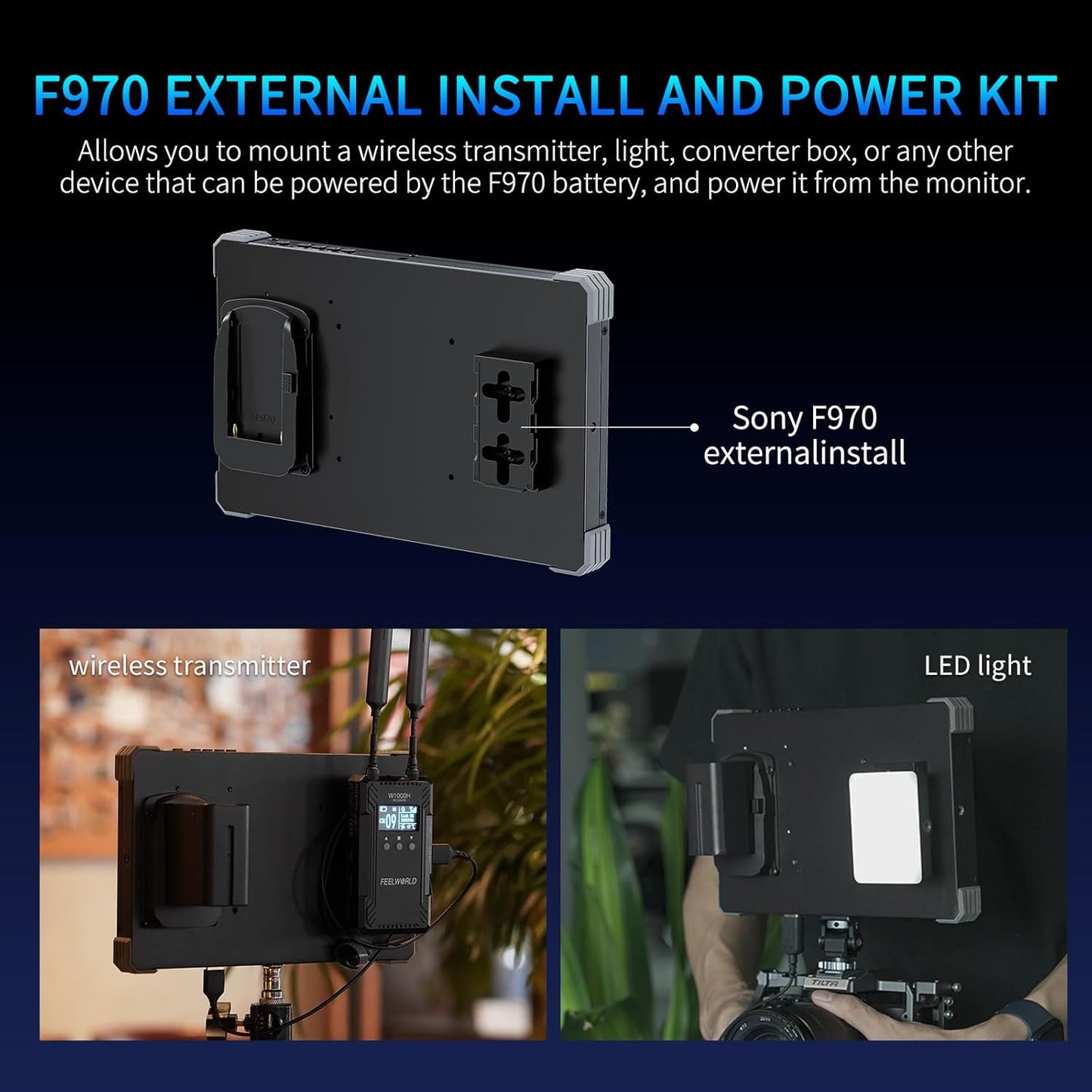FEELWORLD T10 Camera Field Monitor Touchscreen 3D LUT