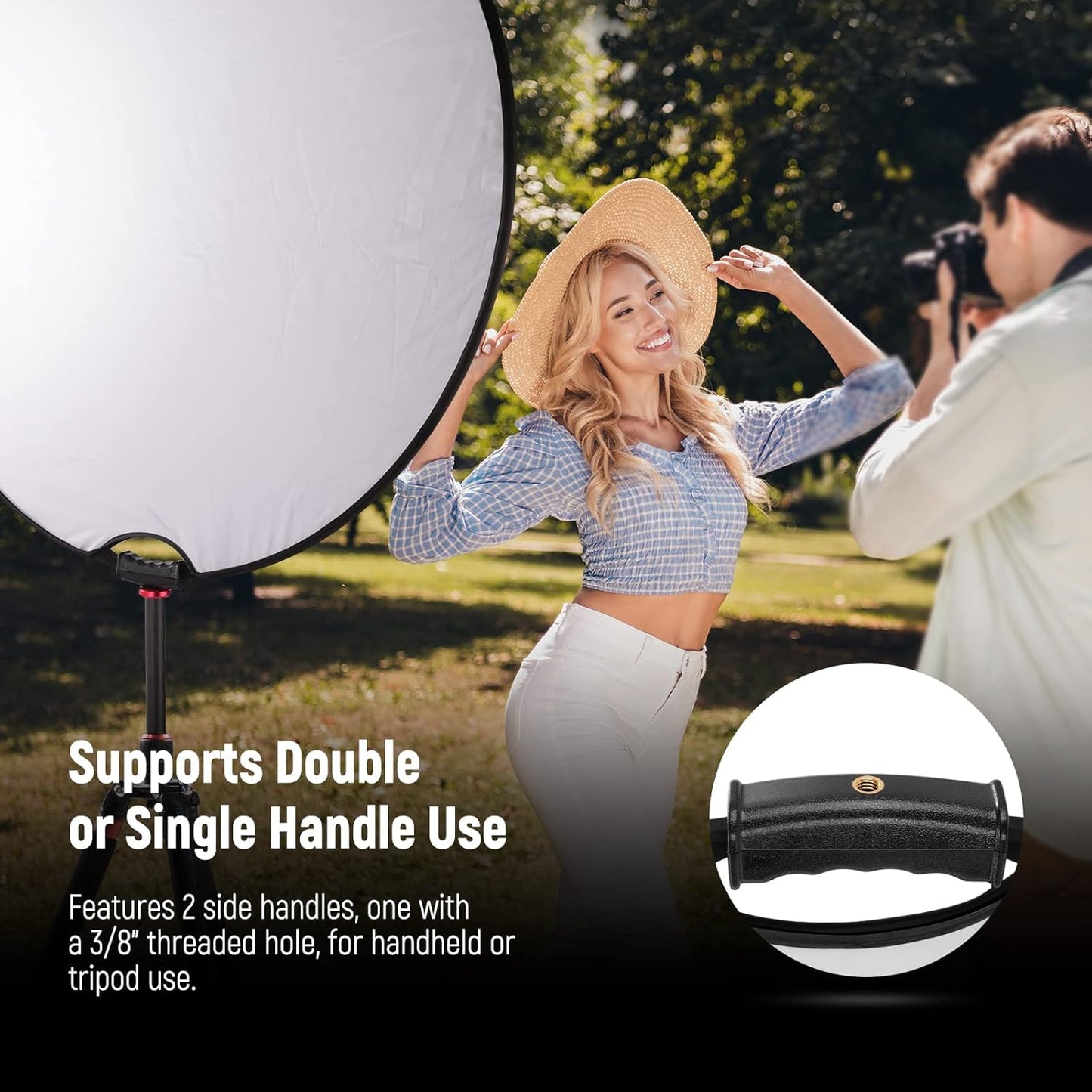 Neewer RF-110II 43" 5-in-1 Collapsible Photography Reflector