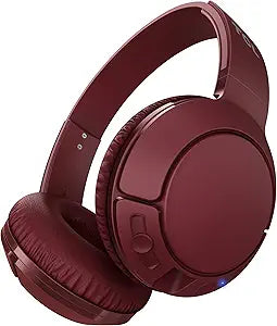 TCL MTRO200BT Wireless On-Ear Headphones Burgundy — main product image