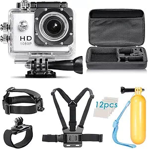 Neewer 10086013 1080P Waterproof Sports Camera