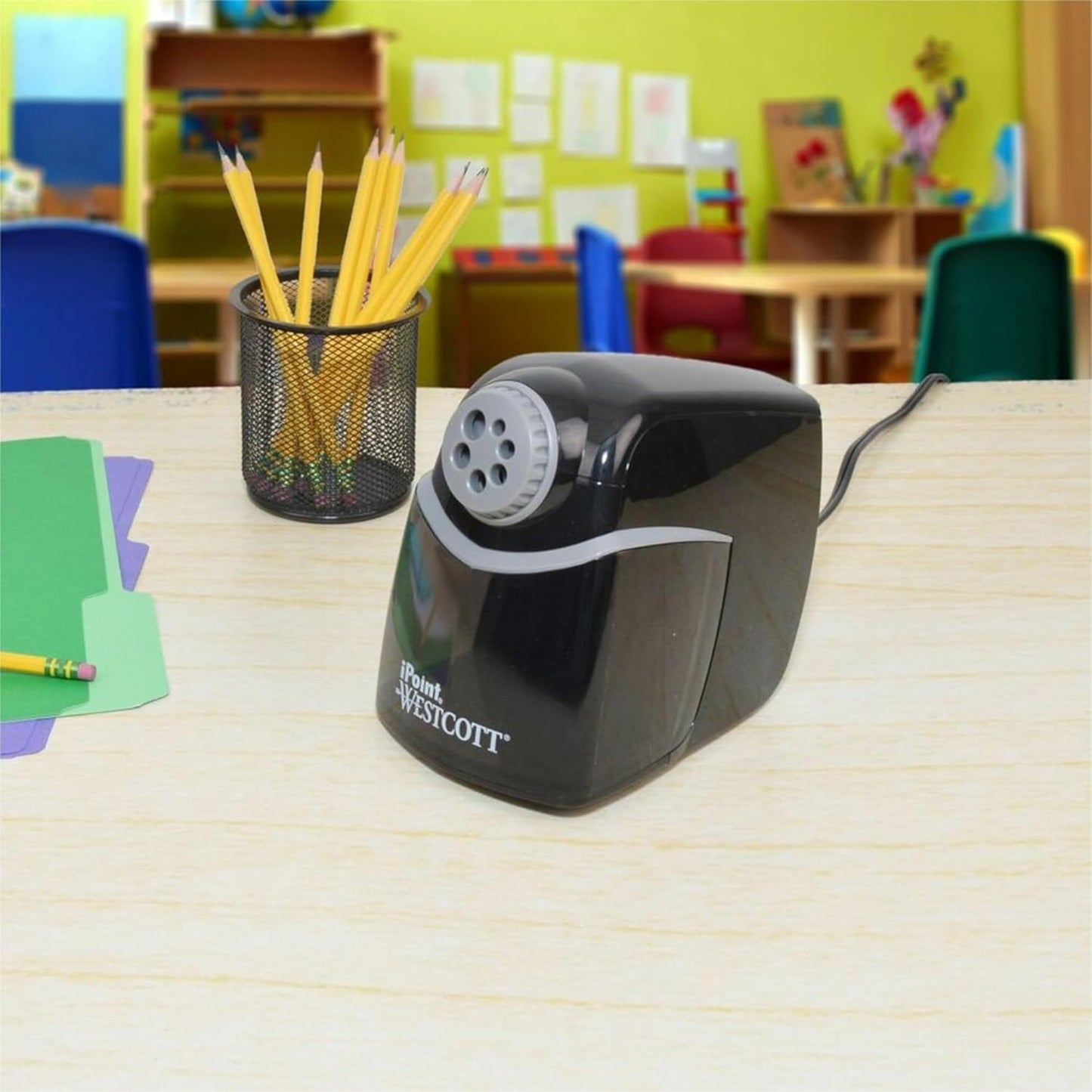 Westcott 16681 iPoint Heavy Duty Electric Pencil Sharpener