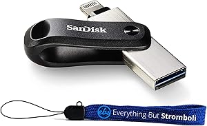 SanDisk 128GB iXpand Go USB 3.0 Lightning Flash Drive — main product image