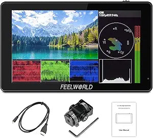 FEELWORLD LUT5 5.5in 3000nit 4K HDMI Touchscreen Field Monitor