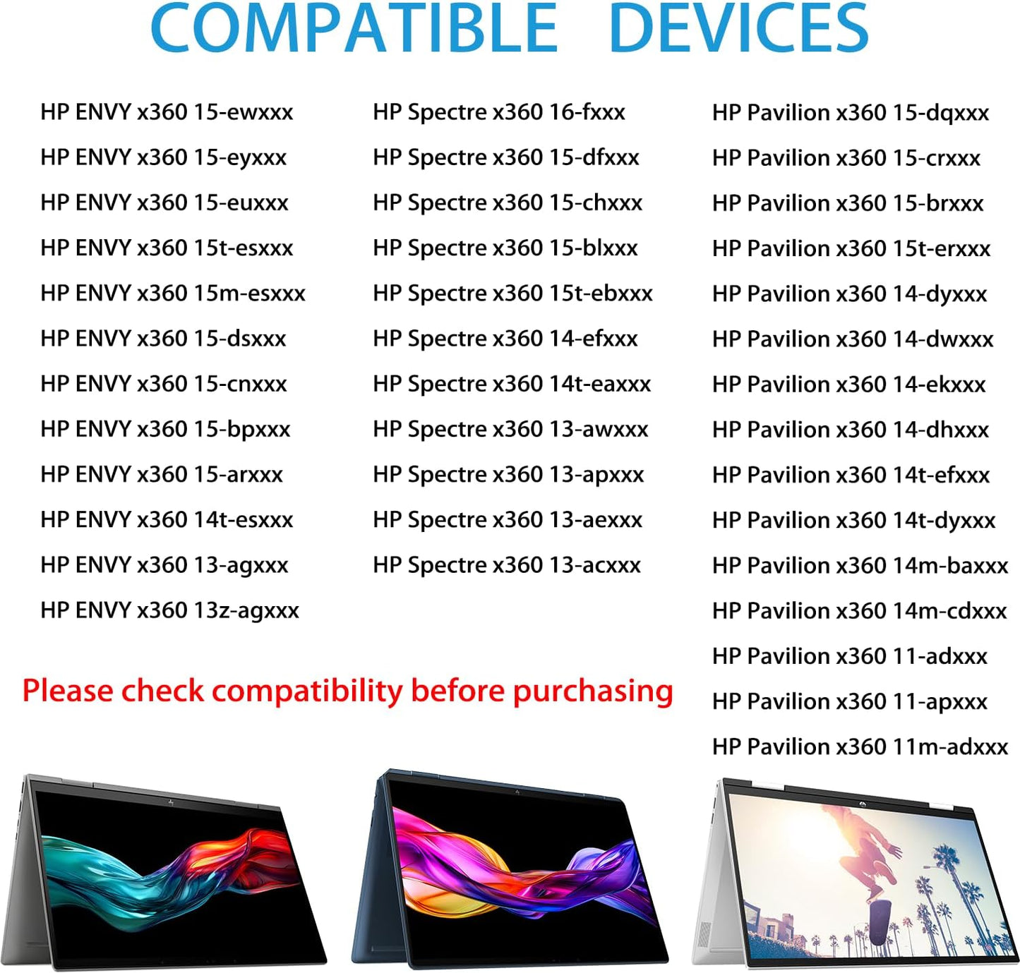 HP 1FH00AAR#ABA Digital Stylus Pen for HP Envy/Pavilion/Spectre