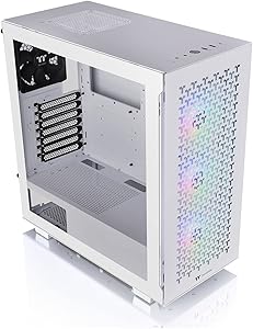 Thermaltake V350 TG ARGB Mid-Tower Snow White PC Case