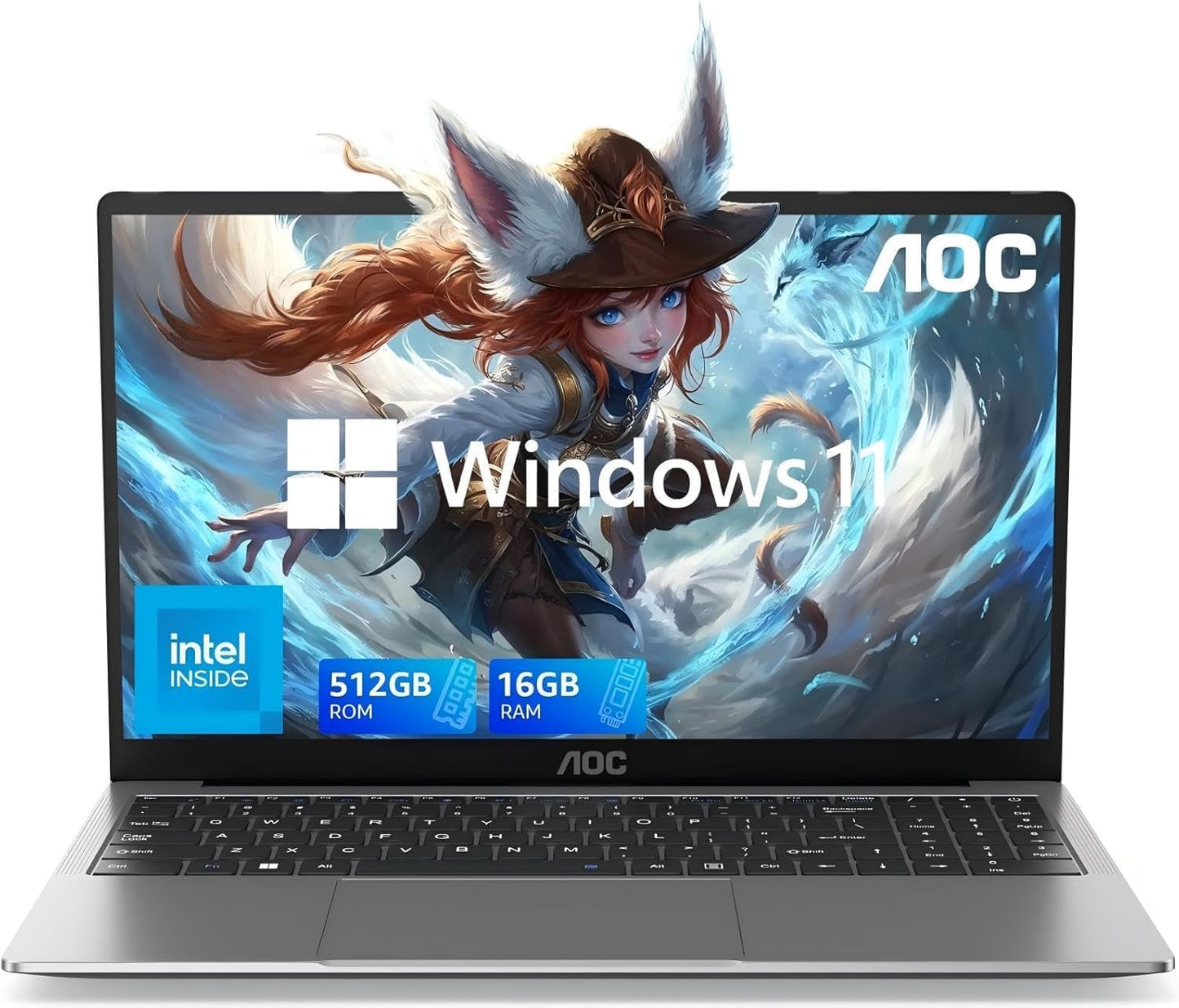 AOC AX15 15.6" FHD Laptop - 16GB 512GB SSD