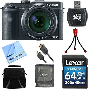 Canon 0106C001 Powershot G3 X 64GB Bundle