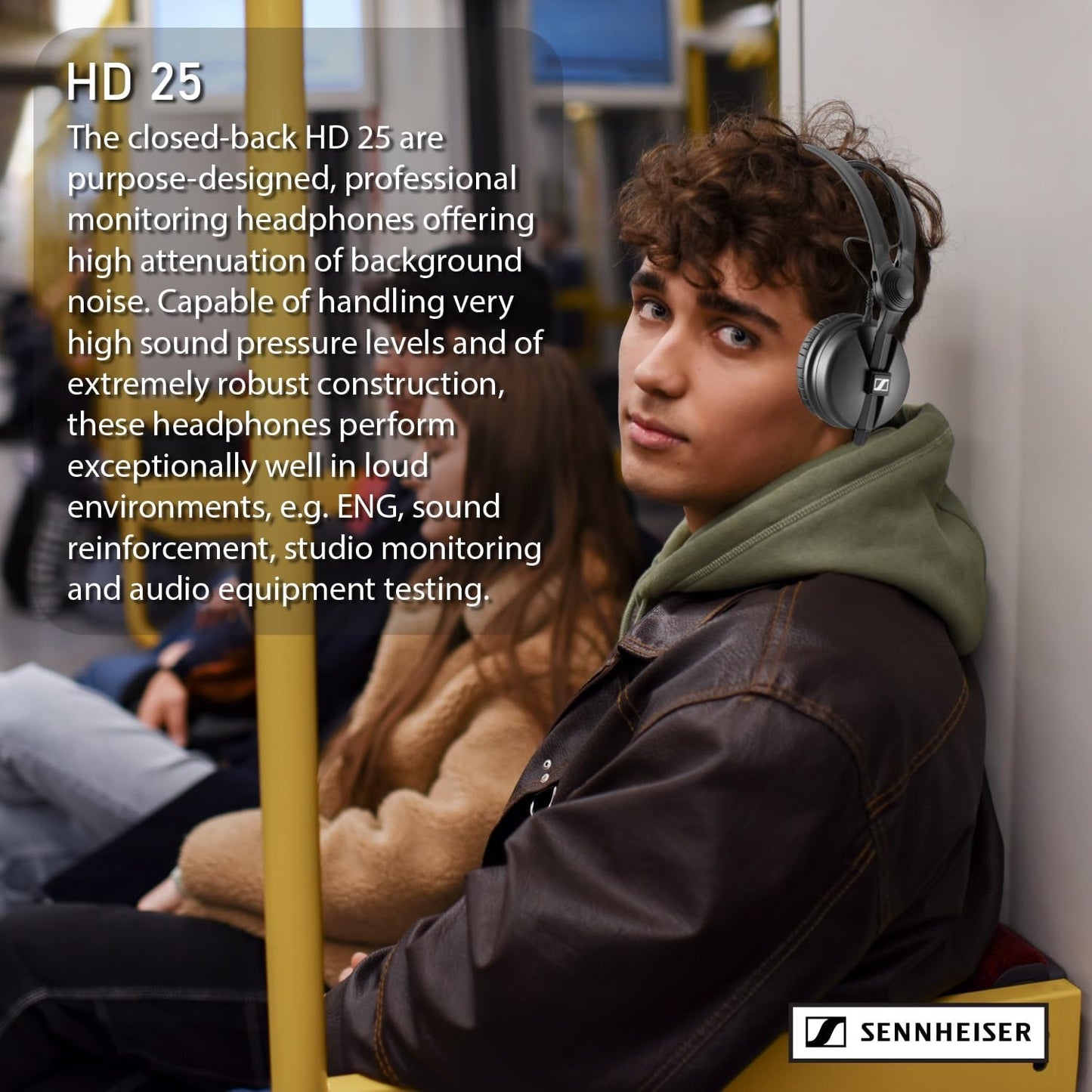 Sennheiser 506908 HD 25 Professional DJ Headphones Bundle