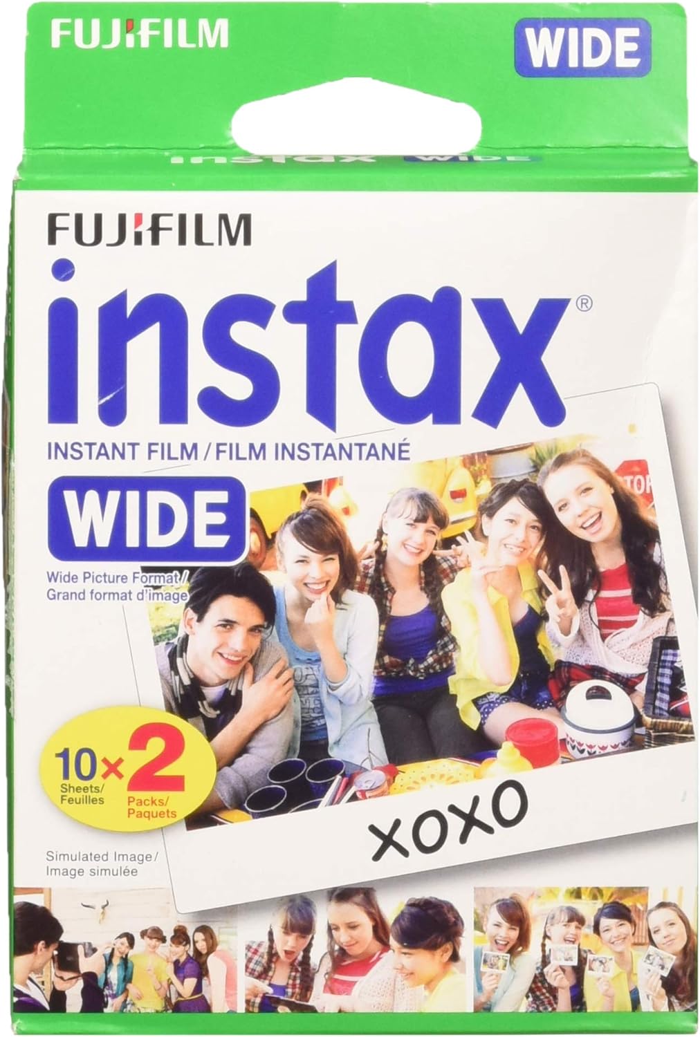 Fujifilm FBA_FUJ16385995X2D032016 Instax Wide Film 40 Sheets