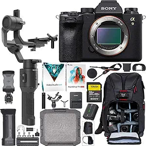 Sony E75SNILCE9M2B Alpha a9 II Filmmaker's Kit with DJI Ronin-SC Gimbal