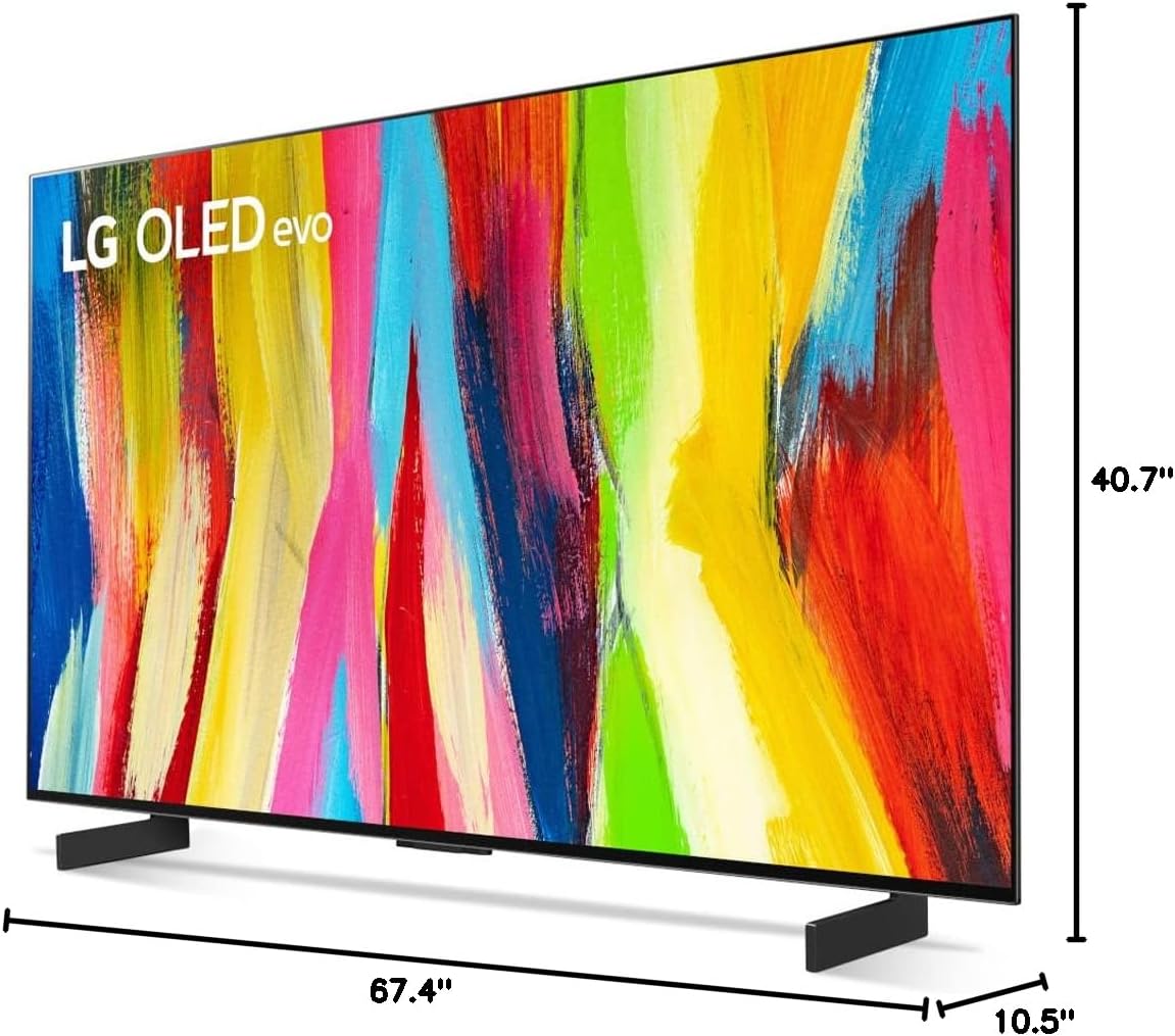 LG OLED77C2PUA 77" 4K OLED TV: Bundle with S65Q Sound Bar