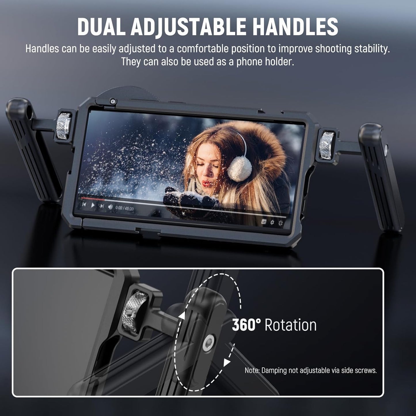 Neewer PA021+PA033 Galaxy S23 Ultra Phone Video Rig