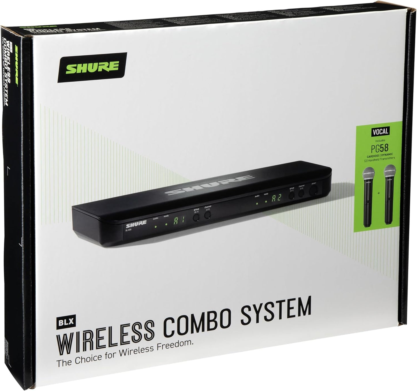 Shure BLX288/PG58-H10 Dual Wireless Microphone System
