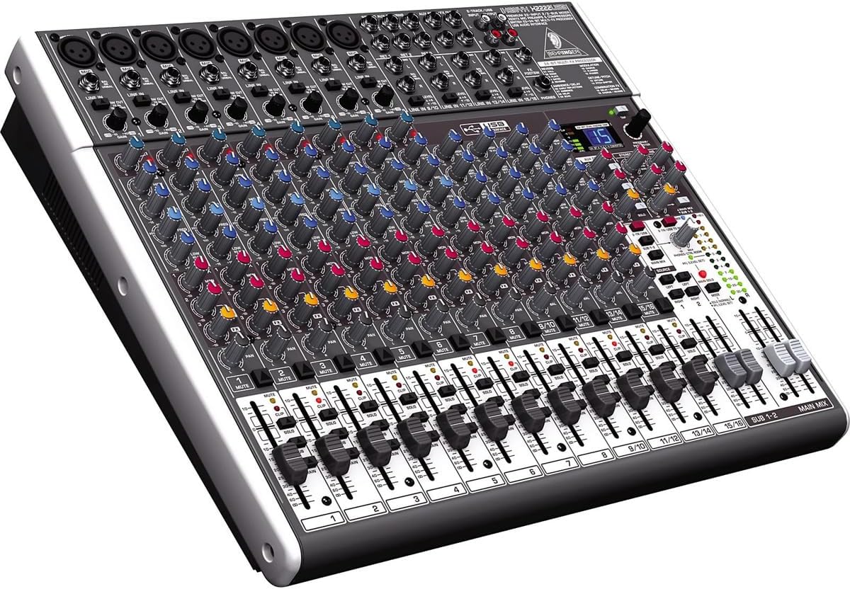 Behringer X2222USB Xenyx 22-Input USB Effects Mixer