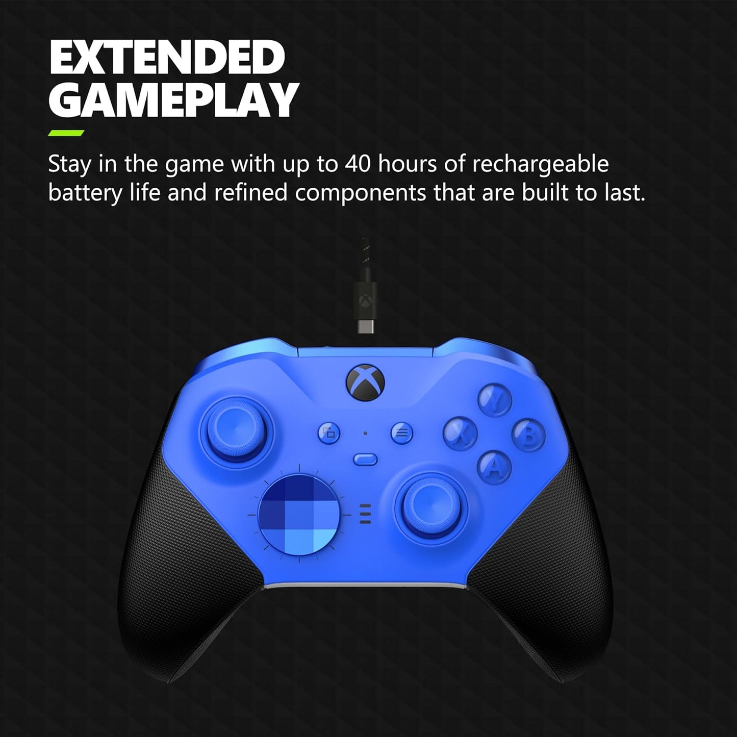 Microsoft RFZ-00017 Xbox Elite Series 2 Core Controller Blue