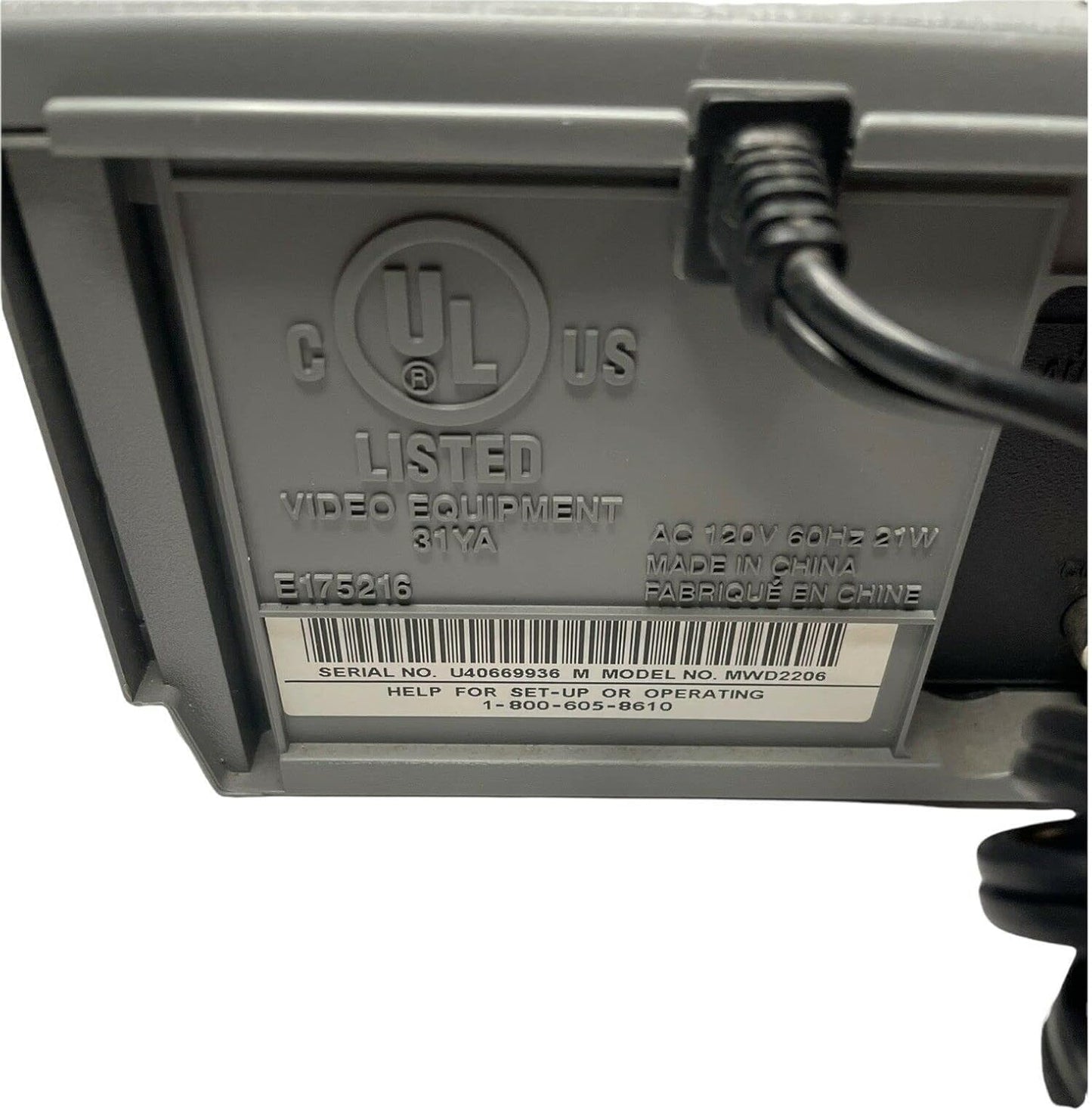 Magnavox MWD2206 Renewed DVD/VCR Combo Player