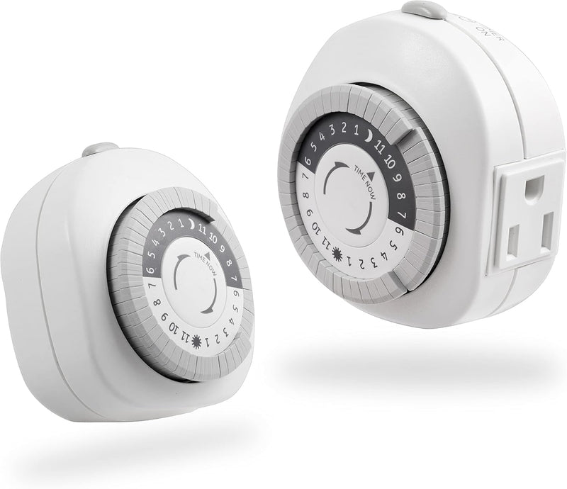 GE 46139 Heavy Duty Indoor Mechanical Timer 2-Pack — main product image