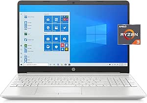 HP 15-gw Laptop Ryzen 3 SSD 64GB MicroSD Bundle — main product image