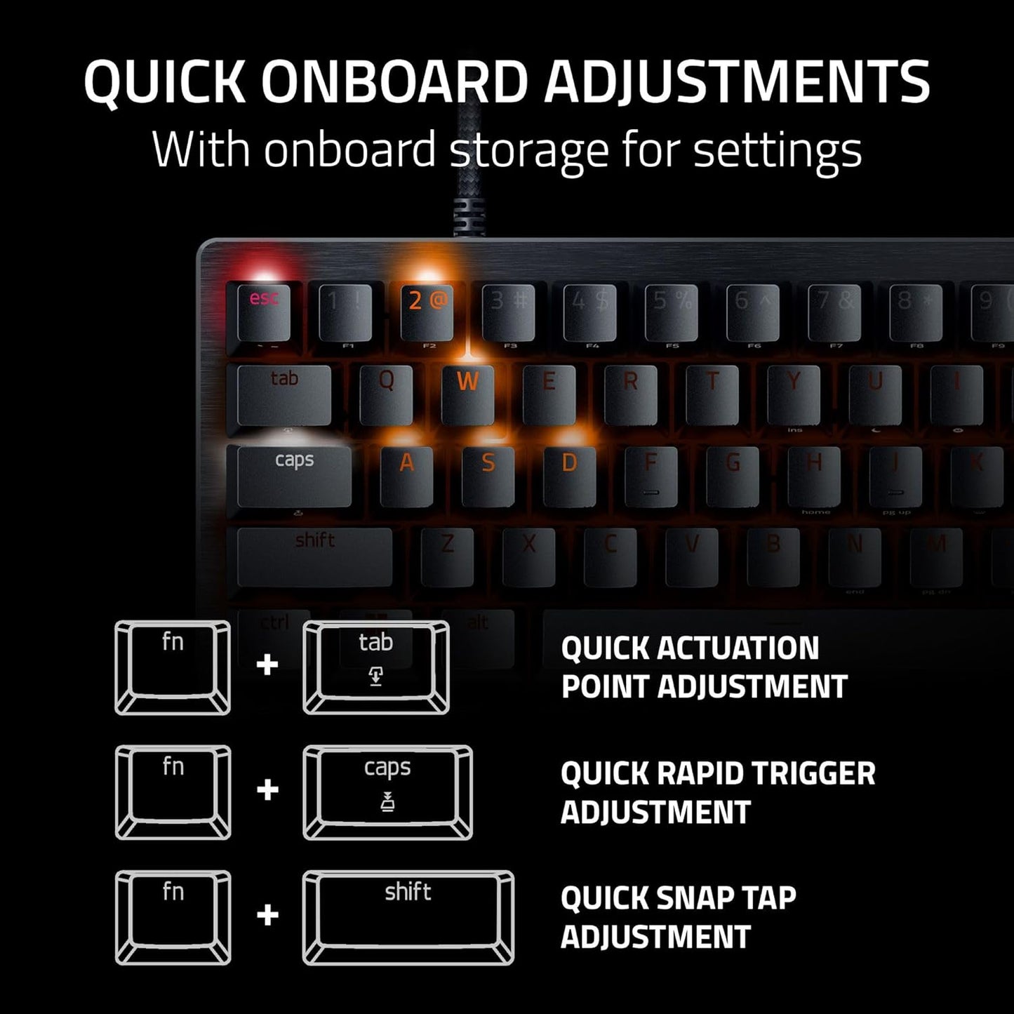Razer RZ03-04990200-R3U1 Huntsman V3 Pro Mini 60% Gaming Keyboard
