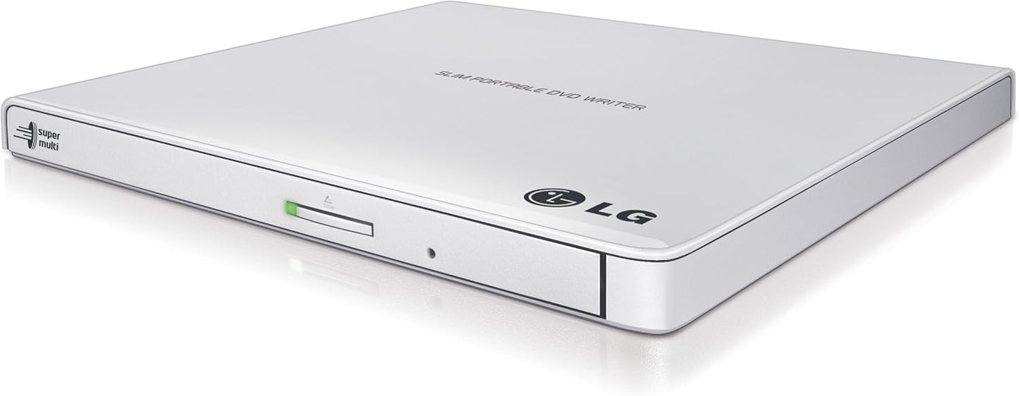 LG GP65NW60 USB 3.0 Portable DVD Writer White
