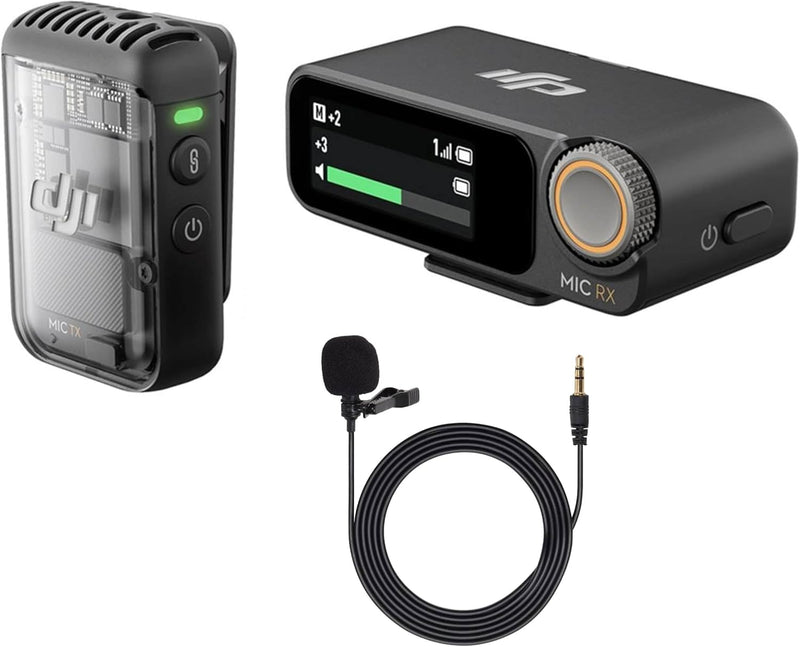 DJI Mic 2 Wireless Microphone - Single TX/RX with Lavalier — main product image