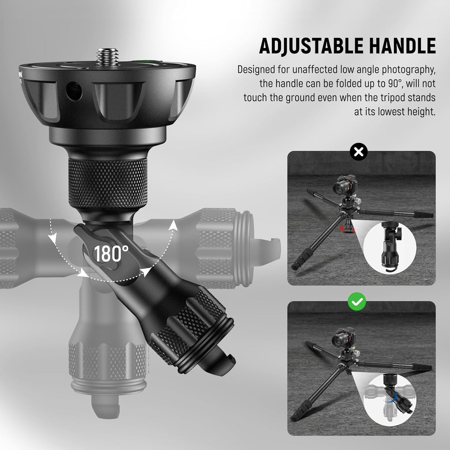 Neewer 10102485 75mm Tripod Leveling Base Adapter