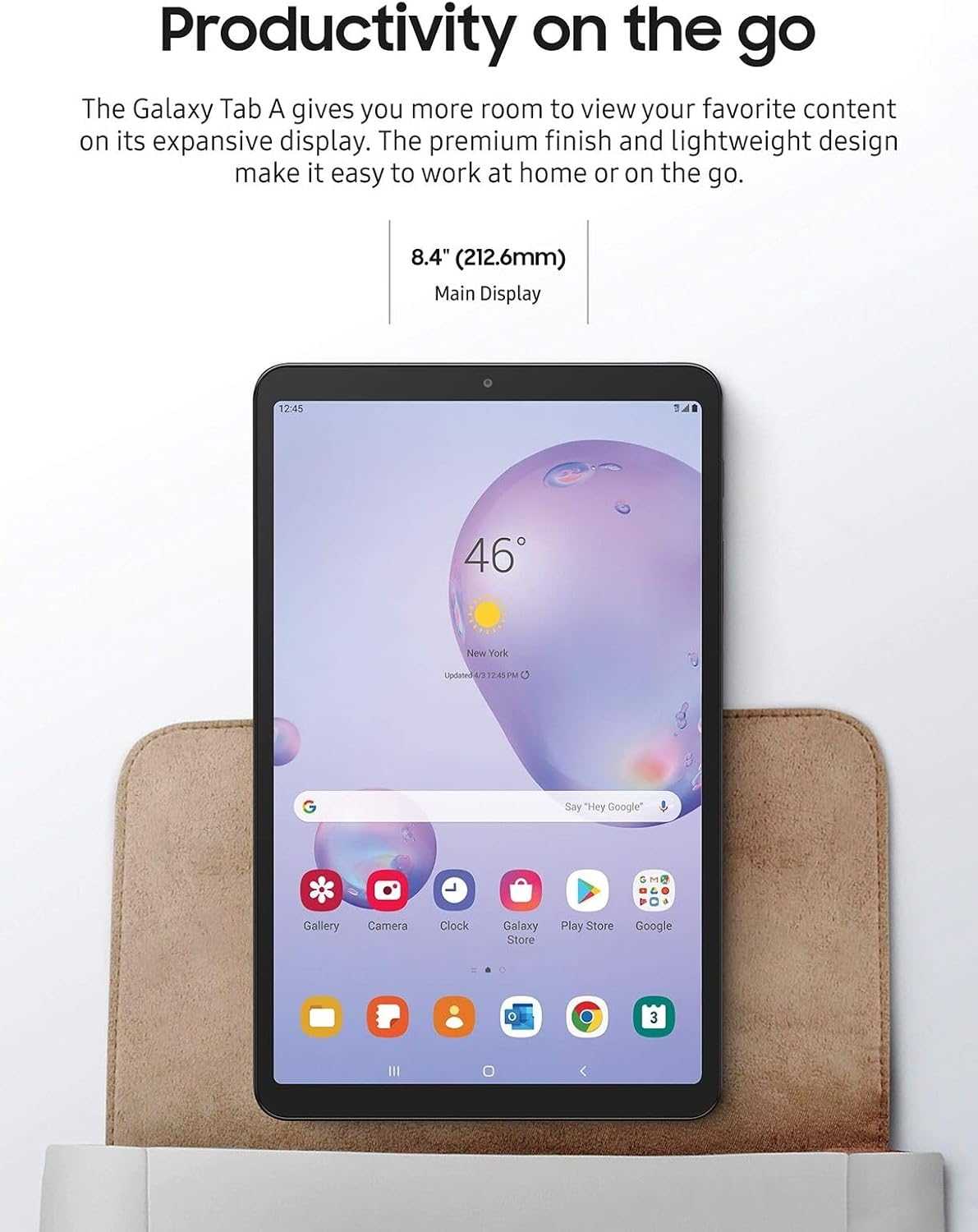 Samsung T307U Galaxy Tab A 8.4" LTE - Renewed