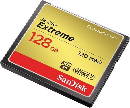 SanDisk SDCFXSB-128G-G46 128GB Extreme CompactFlash Card