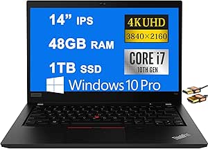 Lenovo T14 ThinkPad i7 4K UHD Business Laptop Renewed — main product image