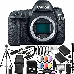 Canon 1483C002 EOS 5D Mark IV DSLR (Body Only) Bundle