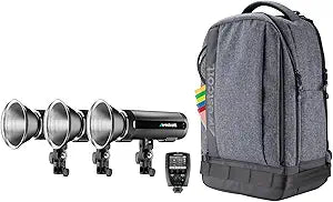 Westcott FJ200 Strobe 3-Light Backpack Kit
