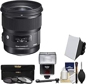 Sigma K-88148-03 24mm f/1.4 Art Nikon Lens Kit