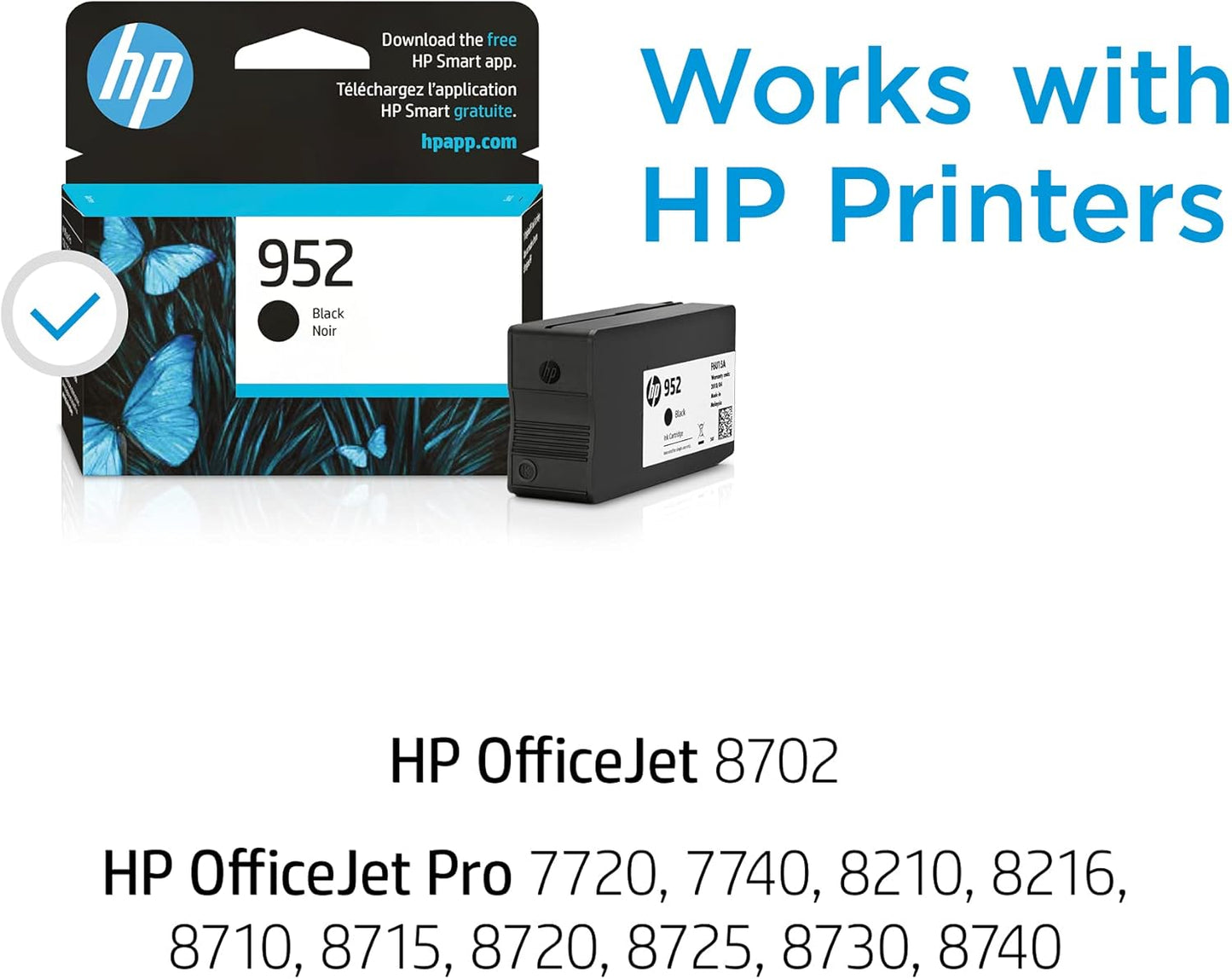 HP F6U15AN 952 Black Original Ink Cartridge