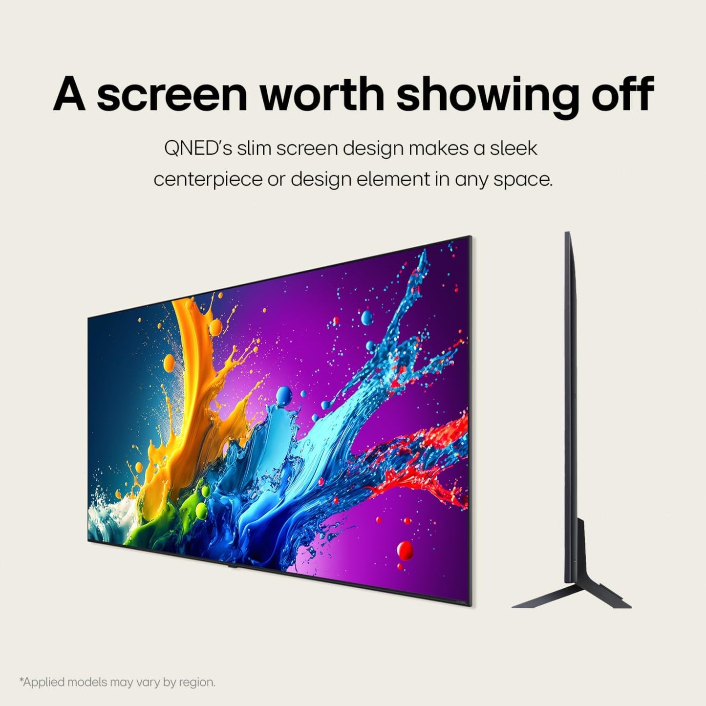 LG 2024 55QNED80T QNED 4K Smart TV with AI Processor
