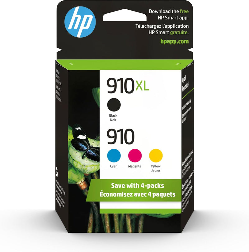 HP 3JB41AN 910/910XL Ink Cartridge 4-Pack — main product image