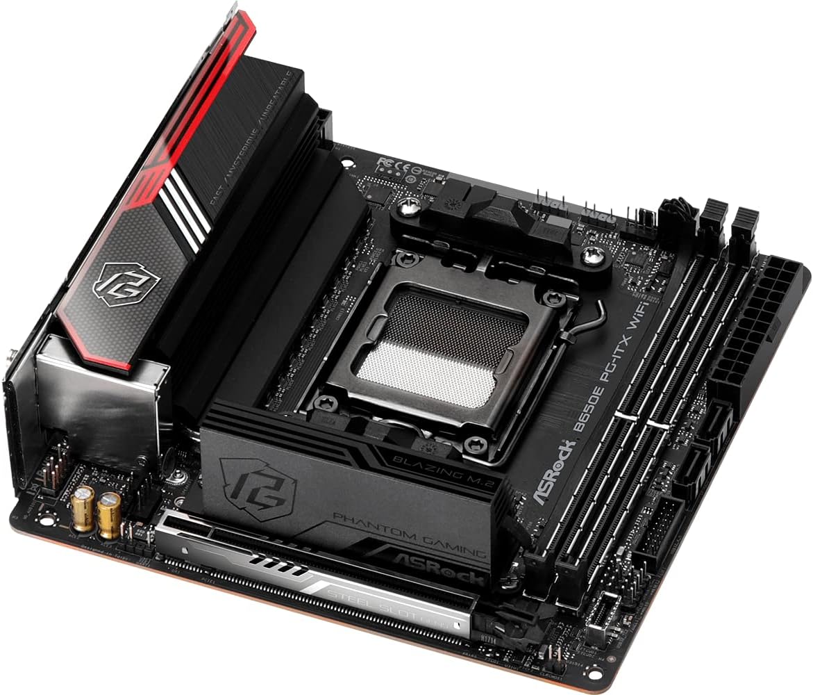 ASRock B650E PG-ITX WIFI AMD Ryzen Mini-ITX Motherboard