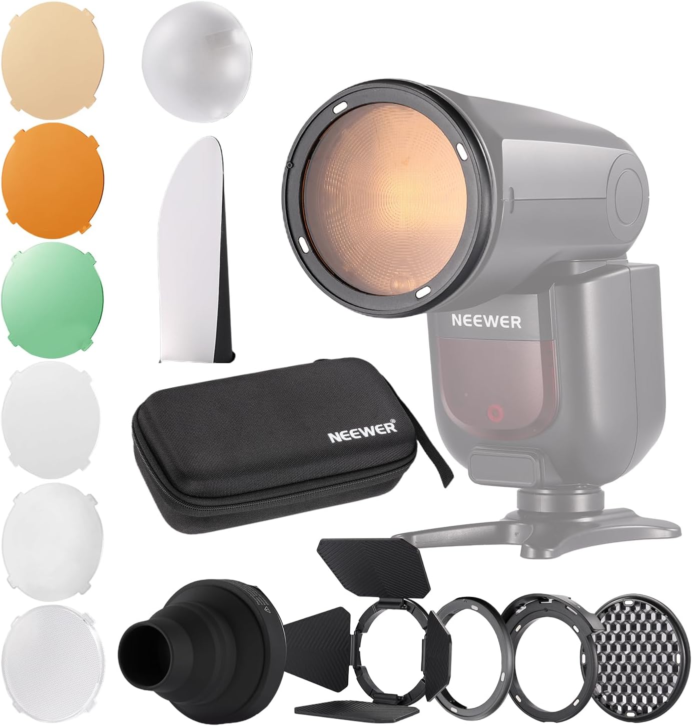 Neewer CRM2 Magnetic Flash Accessories Kit for Round Head Speedlites
