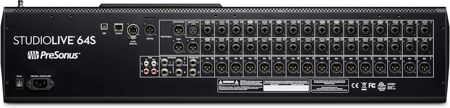 PreSonus StudioLive 64S 64-Channel Digital Mixer