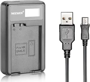 Neewer EN-EL15 USB Battery Charger Nikon